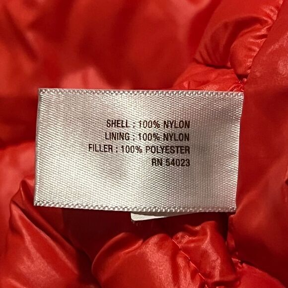 Old Navy Women's Red Puffer Jacket Medium EUC - Picture 7 of 7